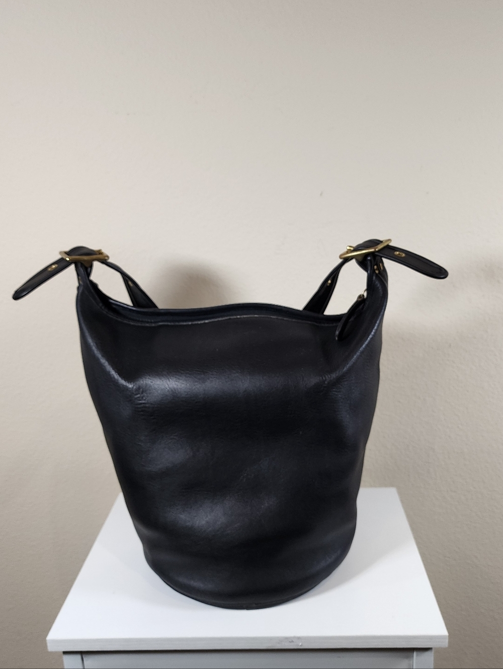 Vintage Coach Navy Duffle Sac #9085 - Picture 8 of 16